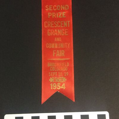 Second Prize Crescent Grange and Community Fair Ribbon