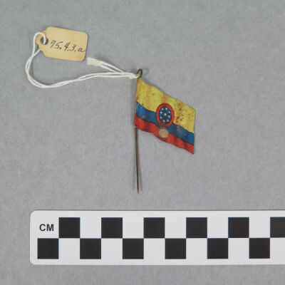 Miniature Colombia Republic Flag From Depot Attic