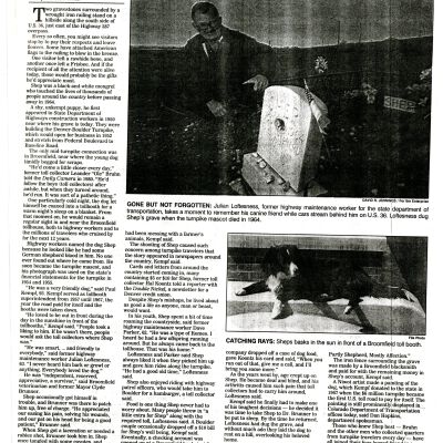Shep still remembered after 31 years