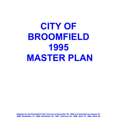 Broomfield 1995 Master Plan