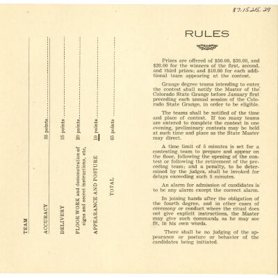 Scorecard