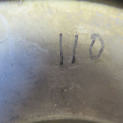 Bottom of lazy susan.: Origsize: 15" (h) x 6.5" (dia); Origformat: Artifact