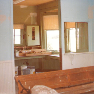 Broomfield Depot Station Agent's Office from Waiting Room