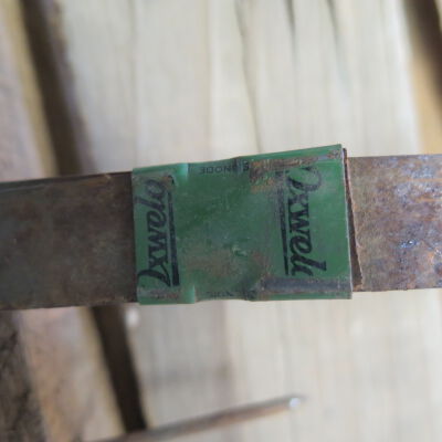 Tag on crate: Origsize: 5.25" (h) x 40" (l); Origformat: Artifact