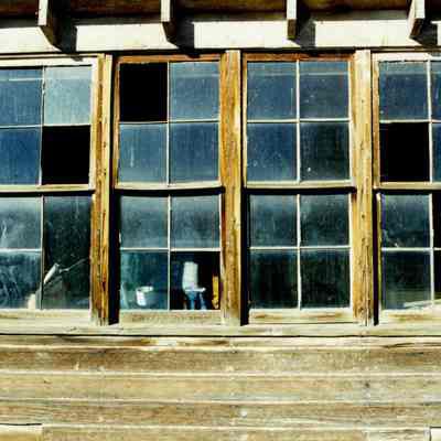 Few windows on building
