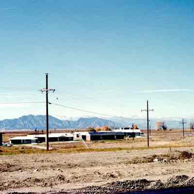 Field and Buildings