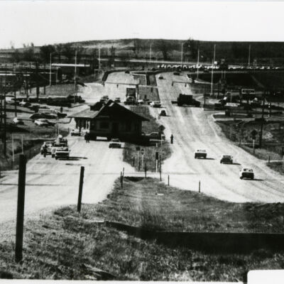 Broomfield Train Depot in Transit to its New Site