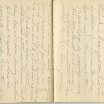 -Scanned as 300dpi jpeg by Tom Peyton as an access copy, 08/11/2015.  Pages cropped around edges by Tom Peyton, 08/27/2015.  File originally named, "2015.18.3 page 42-43 300 dpi c."  The object ID has since been changed from 2015.18.3 to 2015.18.2.