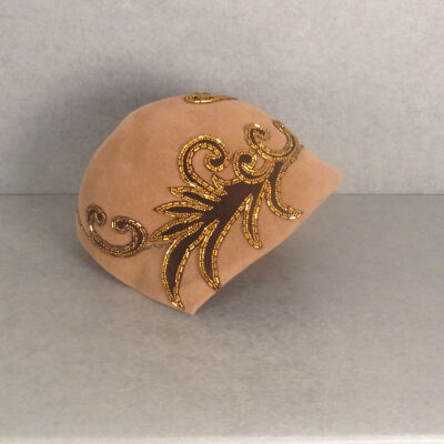 Brown Felt Cloche