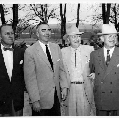Unidentified Man, Roger Knight, Bal Swan and Aksel Neilson.