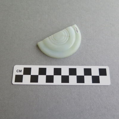 Other side of lid.: Origsize: .5" (h) x 3.75" (w); Origformat: Artifact