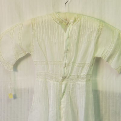 White Cotton Lingerie Dress