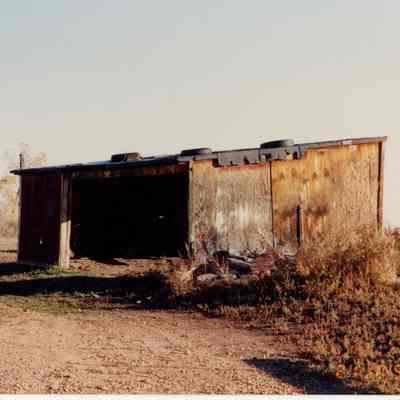Unidentified wood out building