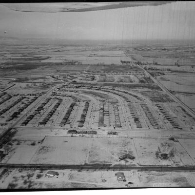Aerial Photo of Broomfield in the Snow