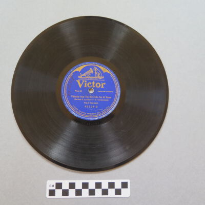 B side of record.: Origsize: 9.75" (diam); Origformat: Artifact