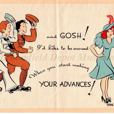 Inside of Valentine's Day card with watermark and Object ID #.