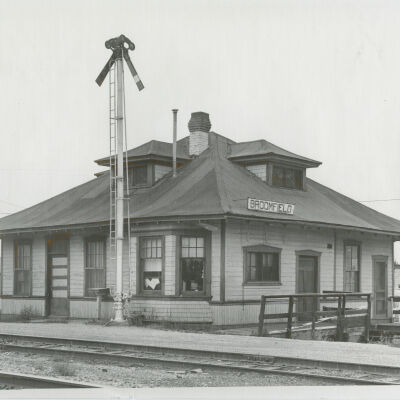 The Broomfield Train Depot at its Original Location Near 120th