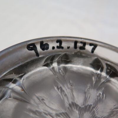 Bottom of bowl.: Origsize: 3" (h) x 9" (dia); Origformat: Artifact