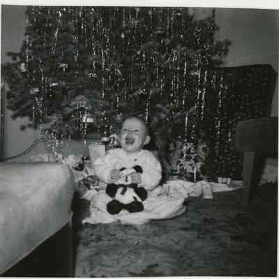 Brunner baby at Christmas