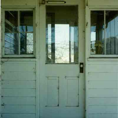 A door on the Brunner property