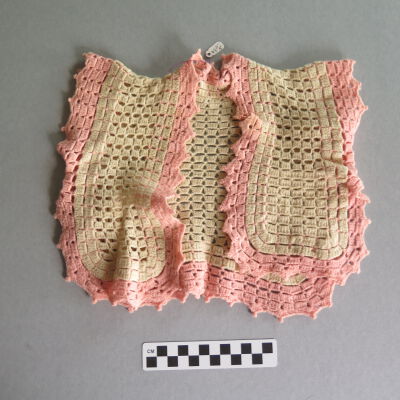 Front of sweater: Origsize: 9" (w) x 11" (l); Origformat: Artifact