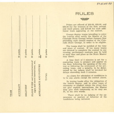 Scorecard