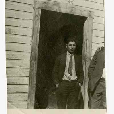 Man in doorway