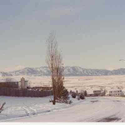Looking southwest from Lac Amora