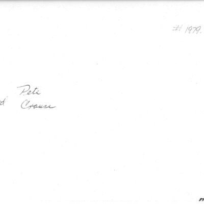 Vic Boccard and Pete Crouse -Back