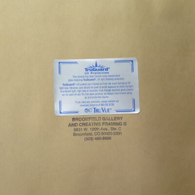 Stamp on verso: Origformat: Artifact