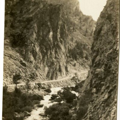 Eldorado Canyon, 1921: Origsize: 2.5" x 4.25"; Origformat: Print-Photographic; Resolution: 1100dpi