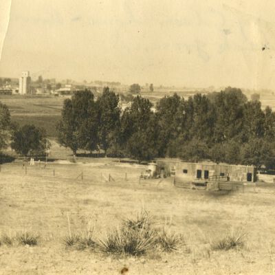 Harry Olson Home, Looking East