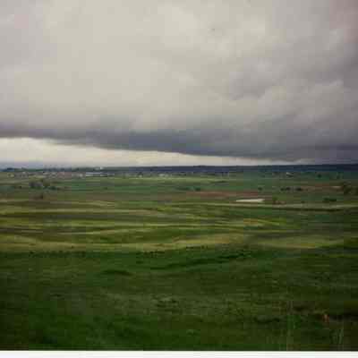 Looking west from Lac Amora