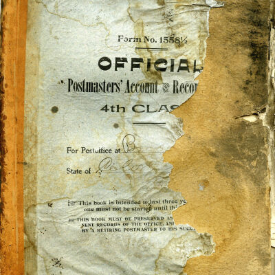 Broomfield Post Office, "Official Postmaster's Account & Record Book, 4th Class"