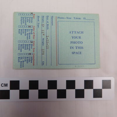 Inside of card.: Origsize: 4" (w) x 2.5" (l); Origformat: Artifact