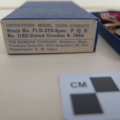 Box label: Origsize: 1" (h) x 2"(w) x 4"; Origformat: Artifact