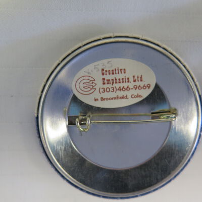 Back of button.: Origsize: 2.25" (dia); Origformat: Artifact