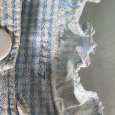 Number of romper: Origsize: 8" (w) x 16" (l); Origformat: Artifact