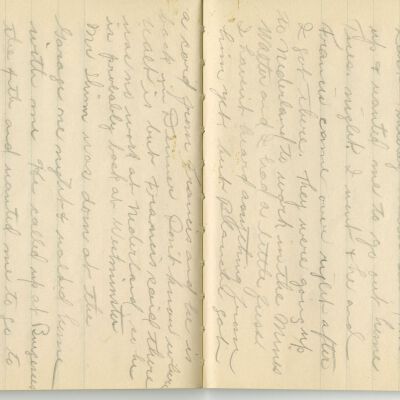 -Scanned as 300dpi jpeg by Tom Peyton as an access copy, 08/11/2015.  Pages cropped around edges by Tom Peyton, 08/27/2015.  File originally named, "2015.18.3 page 62-63 300 dpi c."  The object ID has since been changed from 2015.18.3 to 2015.18.2.
-File renamed and uploaded to PastPerfect by Kevin Smith,08/10/2016
