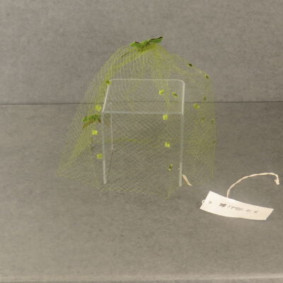 Veil on acrylic.: Origsize: 8" (w) x 10" (l); Origformat: Artifact