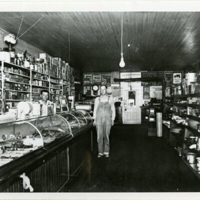 Interior of Broomfield Lumber Company, 1925: Origsize: 5" x 7"; Origformat: Print-Photographic; Resolution: 720dpi