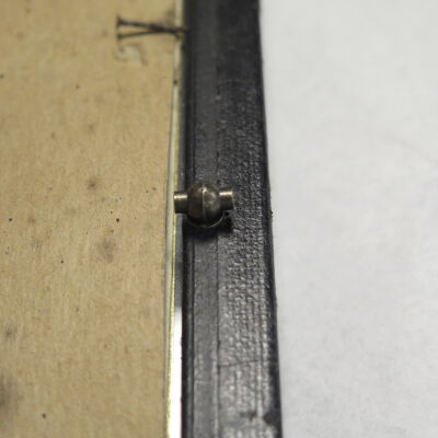 Condition: Missing part, hanging hardware, PR side (2018-08-31): Origformat: Artifact