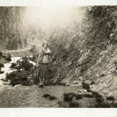 Unidentified Woman at Eldorado Canyon