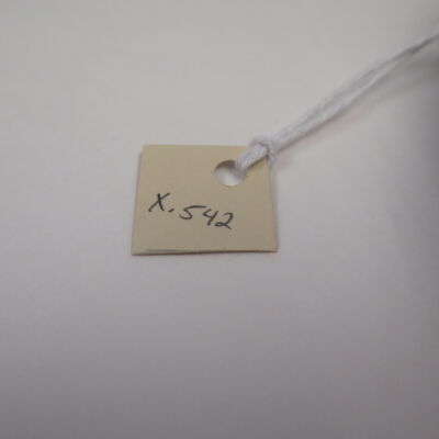 Number attached to cap.: Origsize: 5" (h) x 9" (w) x 9.; Origformat: Artifact