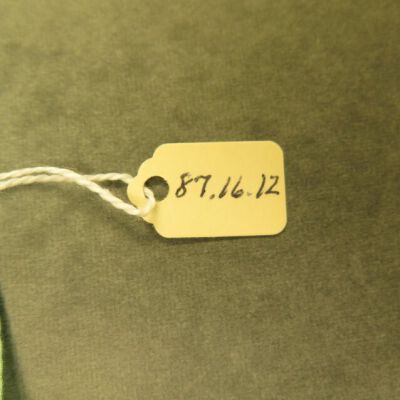 Number on handkerchief.: Origsize: 12" (w) x 12" (l); Origformat: Artifact