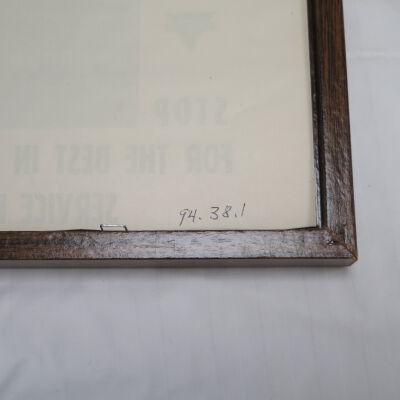 Object ID, verso of poster: Origformat: Other