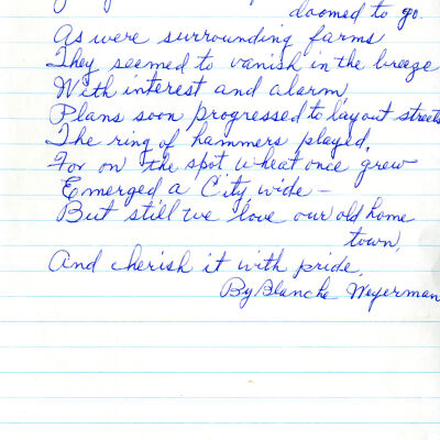 Scanned as master tiff file by Kevin Smith and saved in PastPerfect, 08/16/2016.

