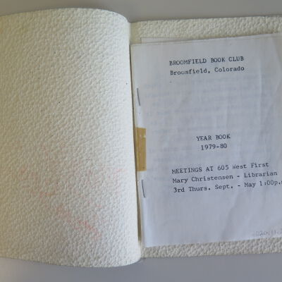 1979-1980 Broomfield Book Club Yearbook