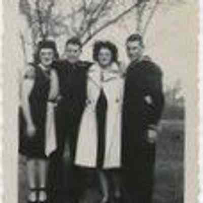Clyde and Gib Brunner with friends