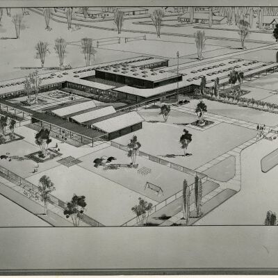 Rendering of the Emerald School